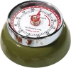 Zassenhaus Magnetic Retro 60 Minute Kitchen Timer, 2.75-inch In Olive