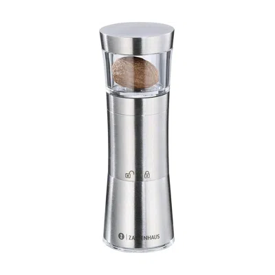 Zassenhaus Mephisto Nutmeg Mill In Silver