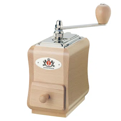 Zassenhaus Santiago Manual Hand Crank Coffee Mill And Grinder, Natural In Brown