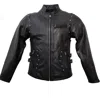 Zasta Studio Black Skull Biker Women In Black