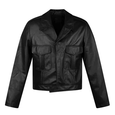 Zasta Studio Men's Enticer Black Uniform Leather Jacket