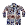 Zasta Studio Men's Color Palette Raw Denim Multicolor Oversized Jacket D One