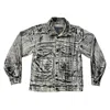 Zasta Studio Men's Color Palette Raw Denim Oversized Multicolor Jacket A Three