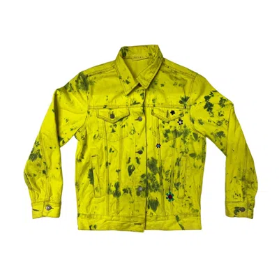 Zasta Studio Men's Denim Jacket Tie Dye Large F