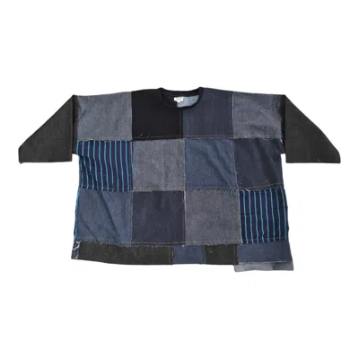 Zasta Studio Men's Fragment Denim Tee In Blue