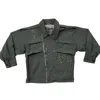 Zasta Studio Men's Color Palette Raw Denim Dark Green Multispots Jacket F Five In Green