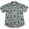 Zasta Studio Men's Organic Hand Block Printed Cotton Half Sleeve Shirt K