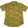Zasta Studio Men's Organic Handprinted Cotton Summer Half Sleeve Shirt A