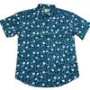 Zasta Studio Men's Organic Handprinted Cotton Summer Half Sleeve Shirt B