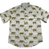 Zasta Studio Men's Organic Handprinted Cotton Summer Half Sleeve Shirt H