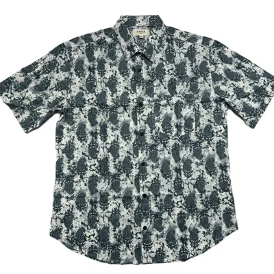 Zasta Studio Men's Organic Handprinted Cotton Summer Half Sleeve Shirt I In Multi