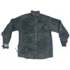 Zasta Studio Men's Shredded Couture Denim Jacket I