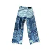 Zasta Studio Shred Couture Denim Jeans In Blue