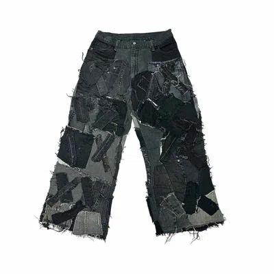 Zasta Studio Shred Couture Denim New In Black
