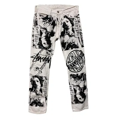 Zasta Studio White Frayed Fusion Denim  Z One