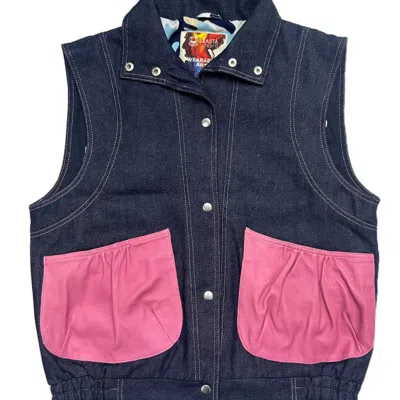 Zasta Studio Women's Denim Wearable Article Sleeveless In Multi