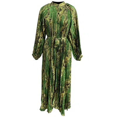 Zasta Studio Women's Green Summer Print Edition Eleven