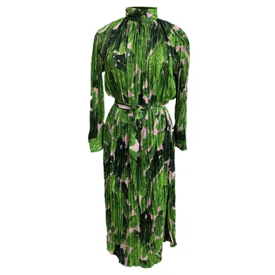 Zasta Studio Women's Green Summer Print Edition Nine