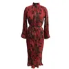 Zasta Studio Women's Red Summer Print Edition One In Red