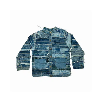 Zasta Studio Women's Shred Couture Denim Jacket New In Multi