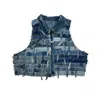 Zasta Studio Women's Shredded Couture Denim Vest