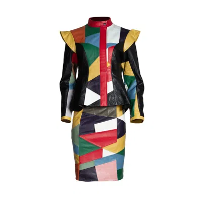 Zasta Studio Women's The Vigaro Crafted Leather Jacket In Black