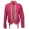 Zasta Studio Women's Warrior - Rose Gold Suede Leather Jacket With Recycled Beads And Fringes In Rose Gold