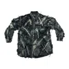 Zasta Studio Men's Black Carbon Clash Studded Denim Oversize Shirt