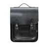 Zatchels Men's Handmade Leather City Backpack  Plus- Black In Black
