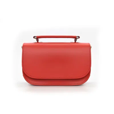 Zatchels Women's Aura Handmade Leather Bag - Pillar Box Red