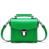 Zatchels Women's Handmade Leather Sugarcube Plus  - Green In Green