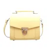 Zatchels Women's Yellow / Orange Handmade Leather Sugarcube Plus- Primrose Yellow In Yellow/orange