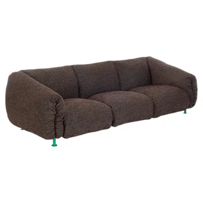 Pre-owned Zaven Zanotta 1046 Za:za Max Large Sofa In Upholstery And Steel Frame By  In Black
