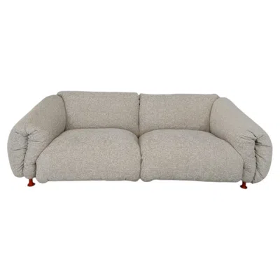 Pre-owned Zaven Zanotta 1046 Za:za Max Medium Sofa In Upholstery And Steel Frame By  In Gray