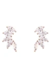 Zaxie By Stefanie Taylor Marquise Cubic Zirconia Ear Crawlers In Silver
