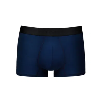 Zd Zero Defects Men's Akiles Trunk – Breathable & Soft Soy Fiber - Color Navy Blue