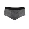 Zd Zero Defects Men's Allure Brief Mini – Anatomical Cut & Fabric-covered Waistband – Color Grey