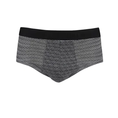 Zd Zero Defects Men's Allure Brief Mini – Anatomical Cut & Fabric-covered Waistband – Color Grey