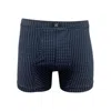 Zd Zero Defects Men's Bartuck Fly Front Boxer – Geometric Print & Comfortable Fit – Color Navy Blue
