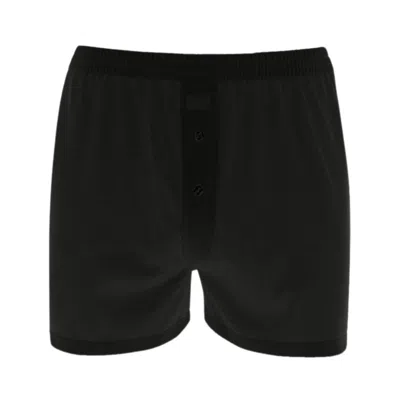Zd Zero Defects Men's Boxer Hilo – Luxurious Mercerized Cotton Boxer - Color Black