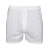 Zd Zero Defects Men's Boxer Hilo – Luxurious Mercerized Cotton Boxer - Color White In White