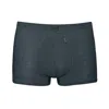 Zd Zero Defects Men's Grey Ikaria Men's Trunk – Premium Egyptian Cotton - Color Graphite In Grey