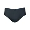 Zd Zero Defects Men's Grey Track Brief Organic Cotton - Superior Comfort & Fit - Color Lead In Grey