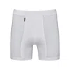 Zd Zero Defects Men's Helios Fly Front Boxer Egyptian Cotton - Superior Quality Premium Comfort - Color White In White