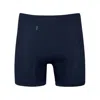 Zd Zero Defects Men's Helios Fly Front Boxer Egyptian Cotton - Superior Quality Premium Comfort - Color Navy Blue In Blue