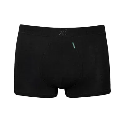 Zd Zero Defects Men's Ikaria Men's Trunk – Premium Egyptian Cotton - Color Black