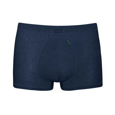 Zd Zero Defects Men's Ikaria Men's Trunk – Premium Egyptian Cotton - Color Navy Blue