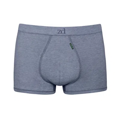 Zd Zero Defects Men's Ikaria Men's Trunk – Premium Egyptian Cotton - Denim Blue