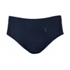 Zd Zero Defects Men's Mini Briefs Egyptian Cotton - Premium Comfort - Color Dark Blue In Blue