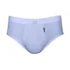 Zd Zero Defects Men's Mini Briefs Egyptian Cotton - Premium Comfort - Color Light Blue In Blue